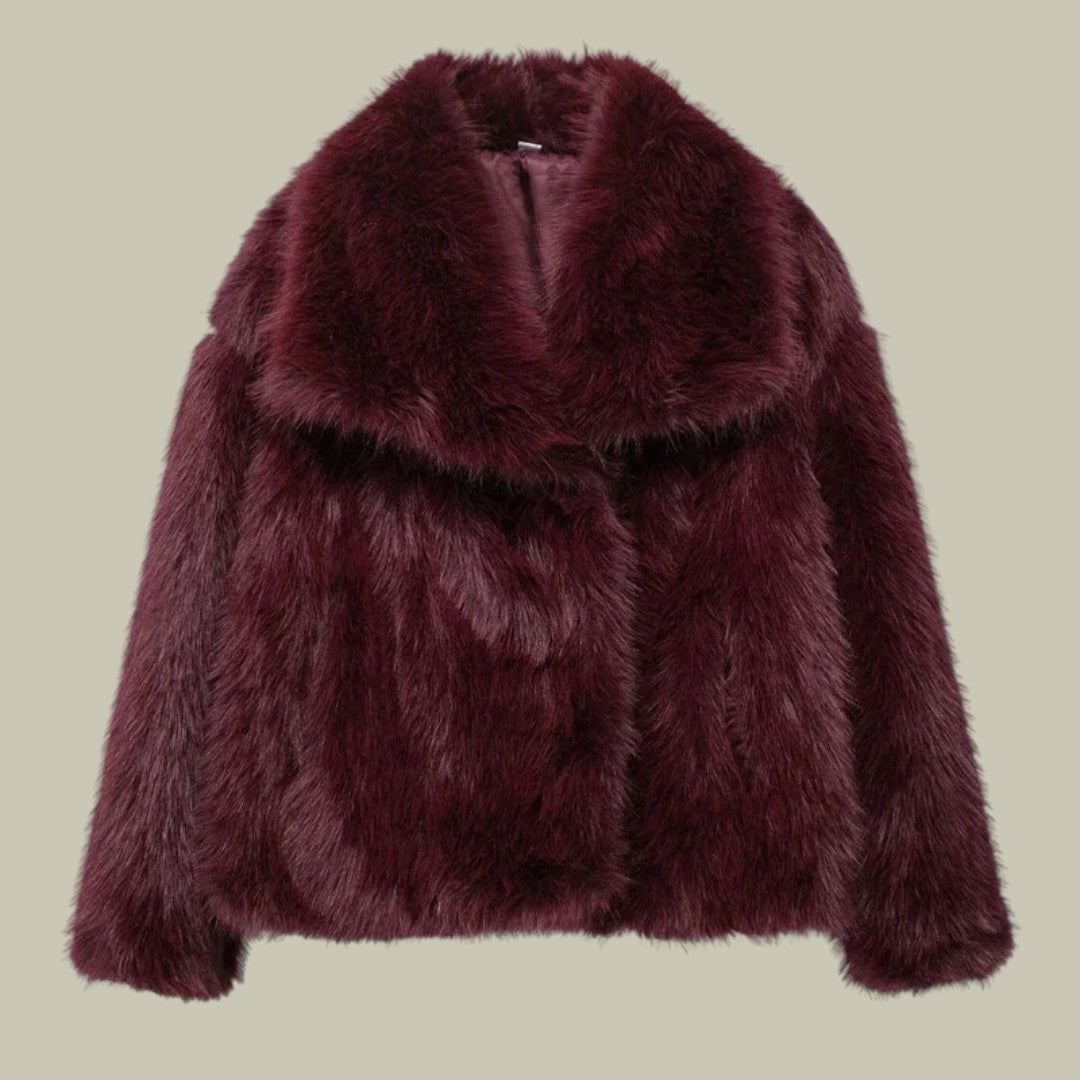 Womens Plush Coat Warm