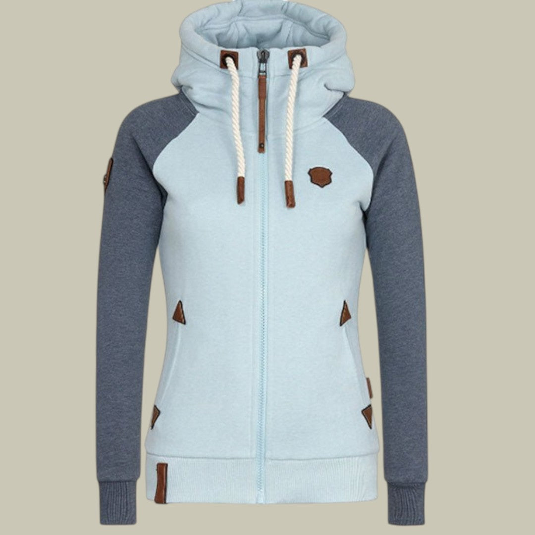 Womens Sporty Zip Hoodie