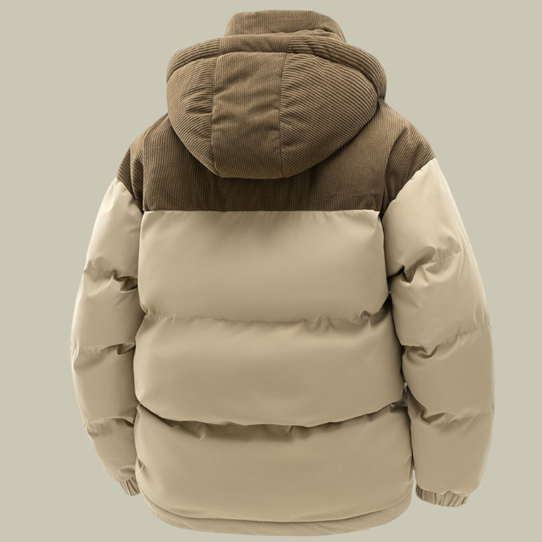 Mens Waterproof Hooded Winter Jacket