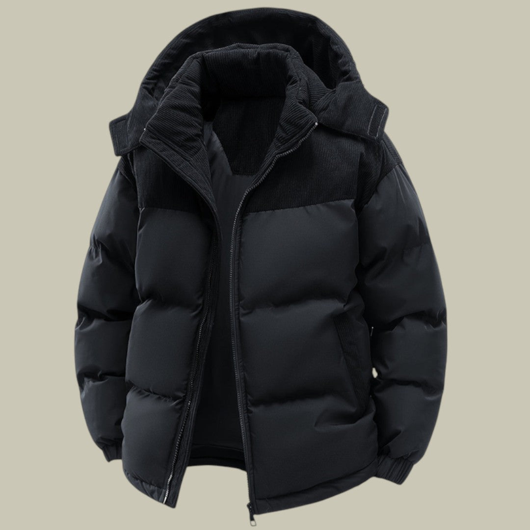Mens Waterproof Hooded Winter Jacket