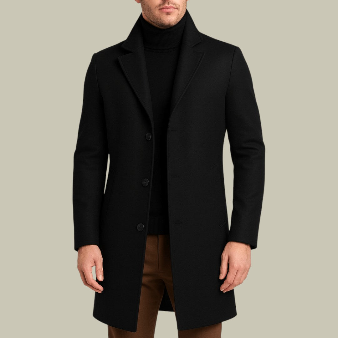 Mens Old Money Tailored Coat