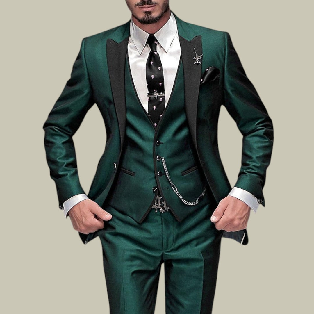 Mens Three-Piece Suit Set