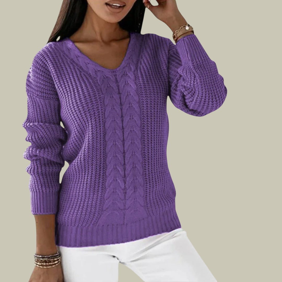 Womens Knitted Sweater Wool