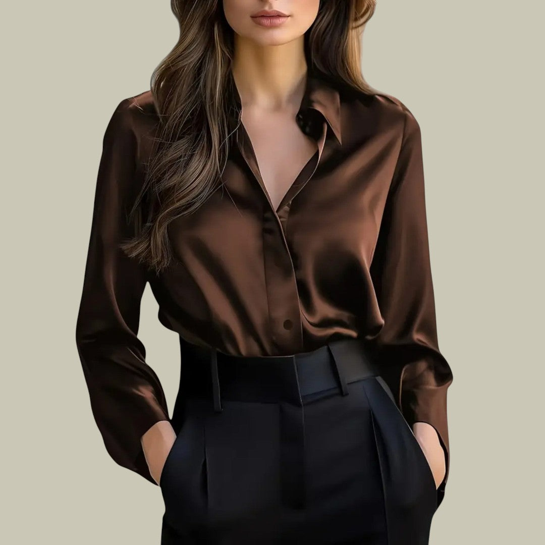 Womens Satin Blouse