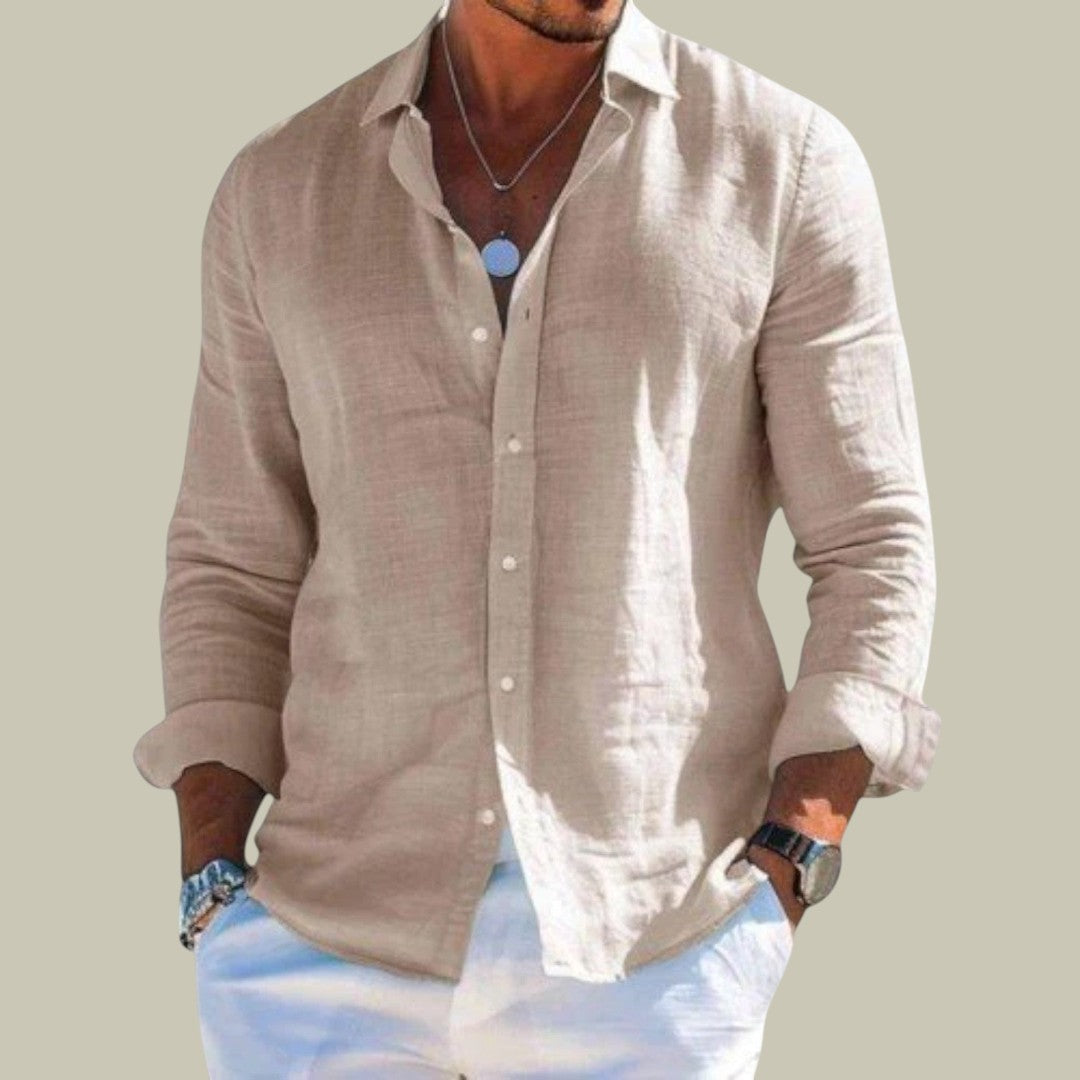 Mens Linen Casual Shirt