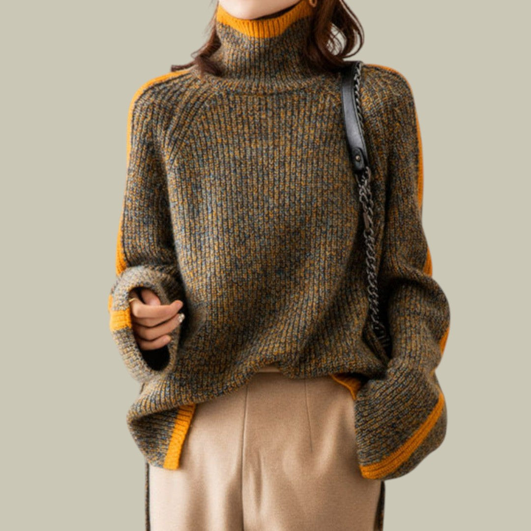 Womens Elegant Turtleneck Sweater