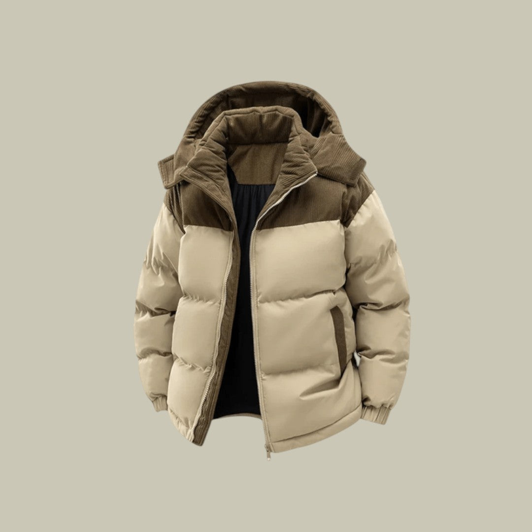 Mens Puffer Jacket Padded Winter