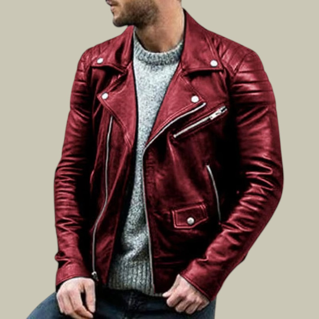 Lux & Classy • Men’s Leather Autumn Jacket