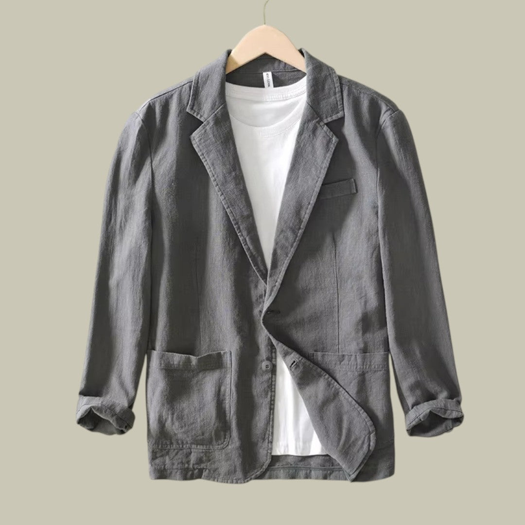Lux & Classy • Men’s Linen Casual Blazer
