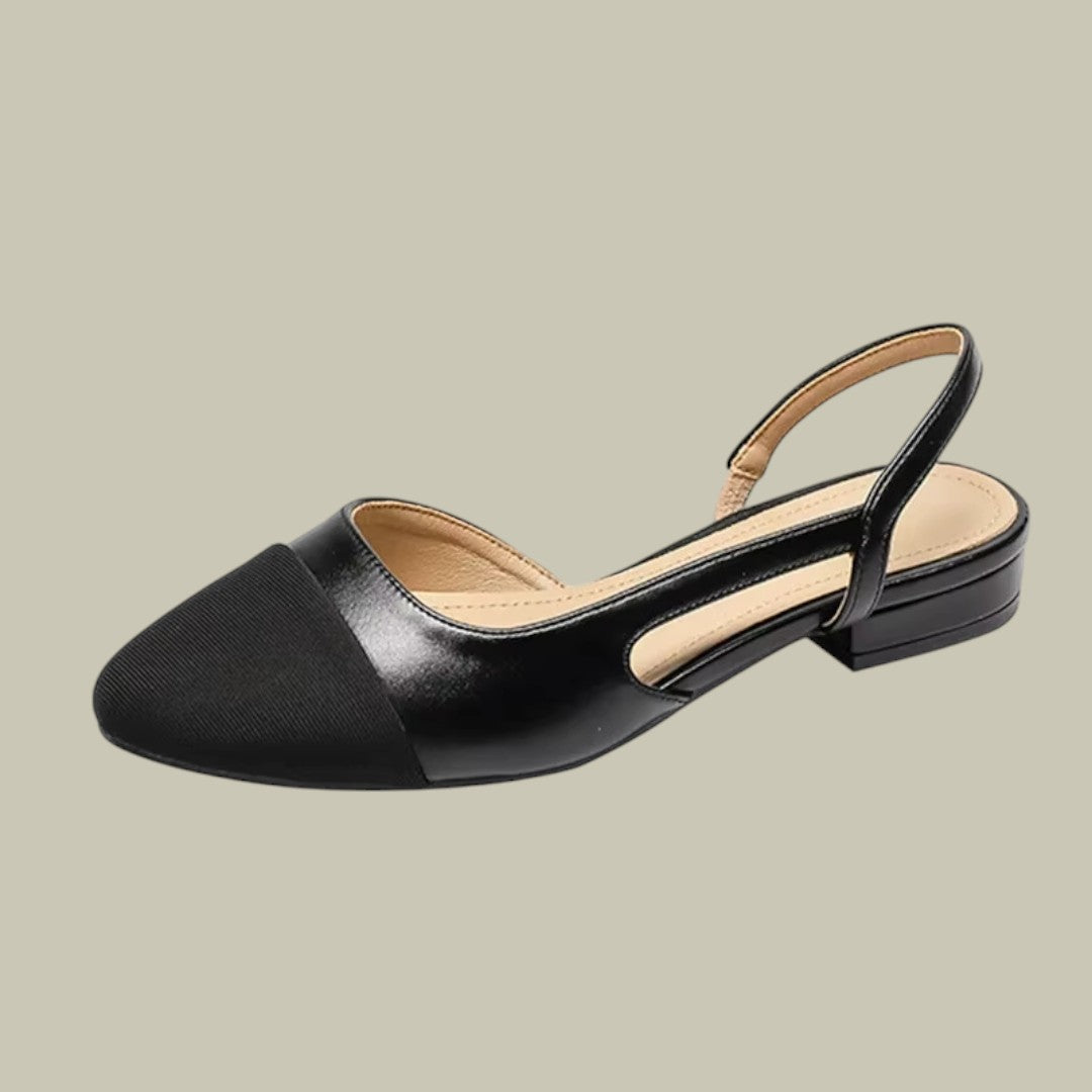 Lux & Classy • Women's Stylish Black Toe Sandals