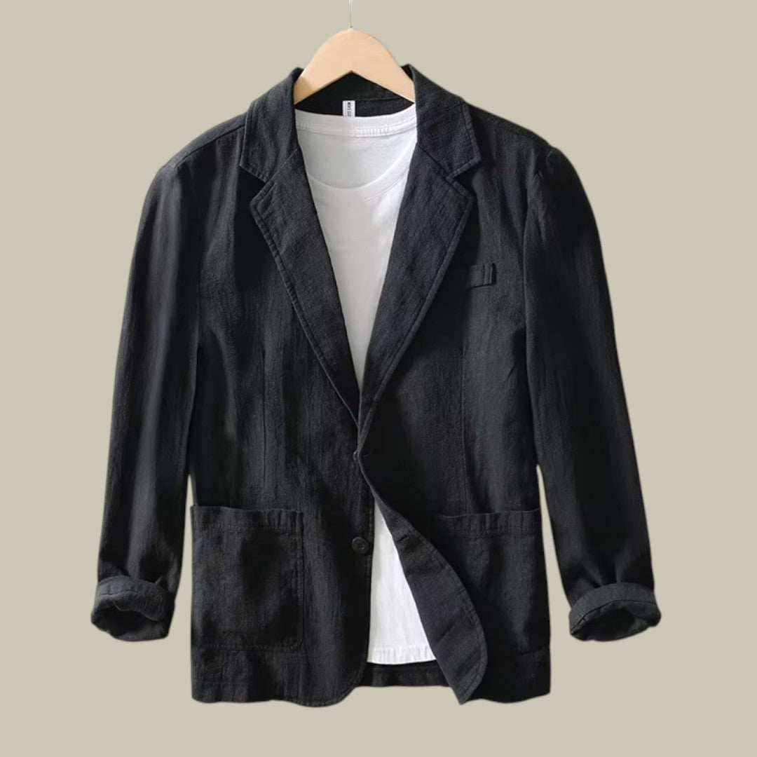 Lux & Classy • Men’s Linen Casual Blazer