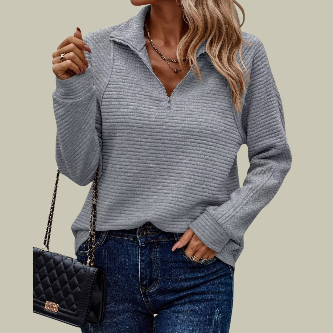 Womens Half Zipper Sweater