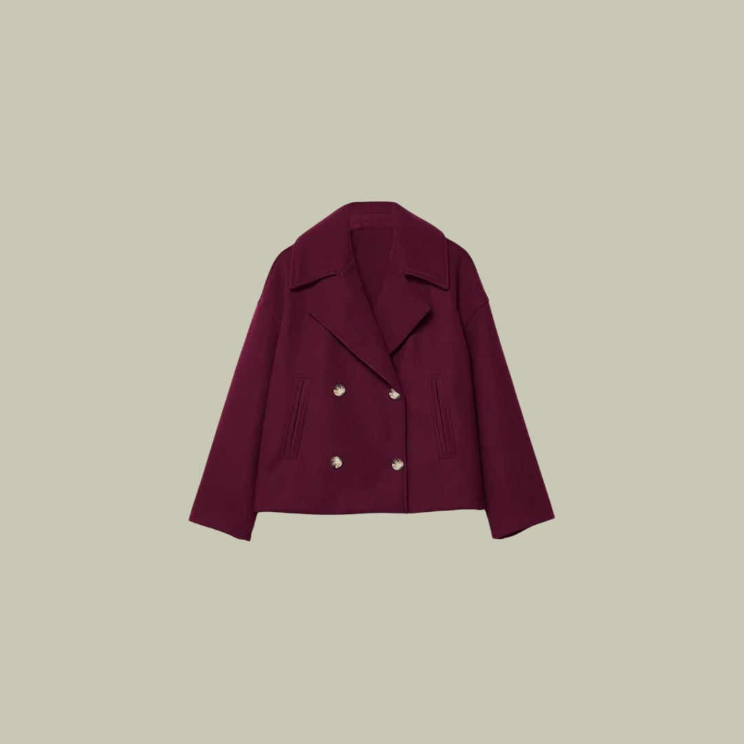 Womens Sleek Form Tailored Minimalist Jacket