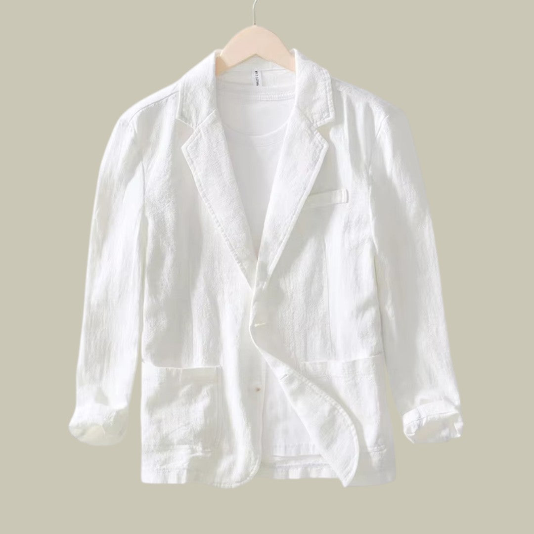 Lux & Classy • Men’s Linen Casual Blazer