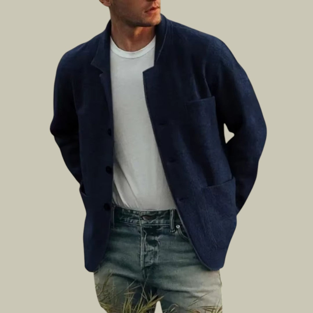 Lux & Classy • Men’s Autumn Multi-Pocket Cardigan