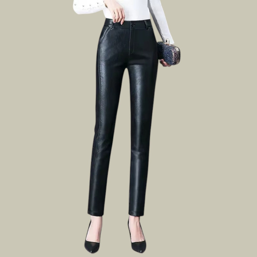 Lux & Classy • Women's Skinny Leather Trousers