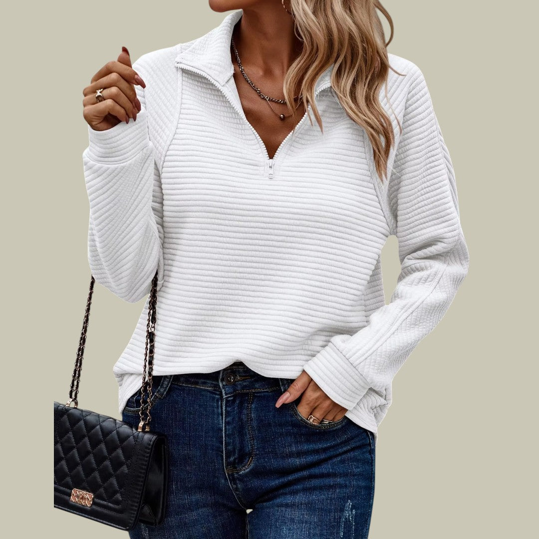 Womens Half Zipper Sweater