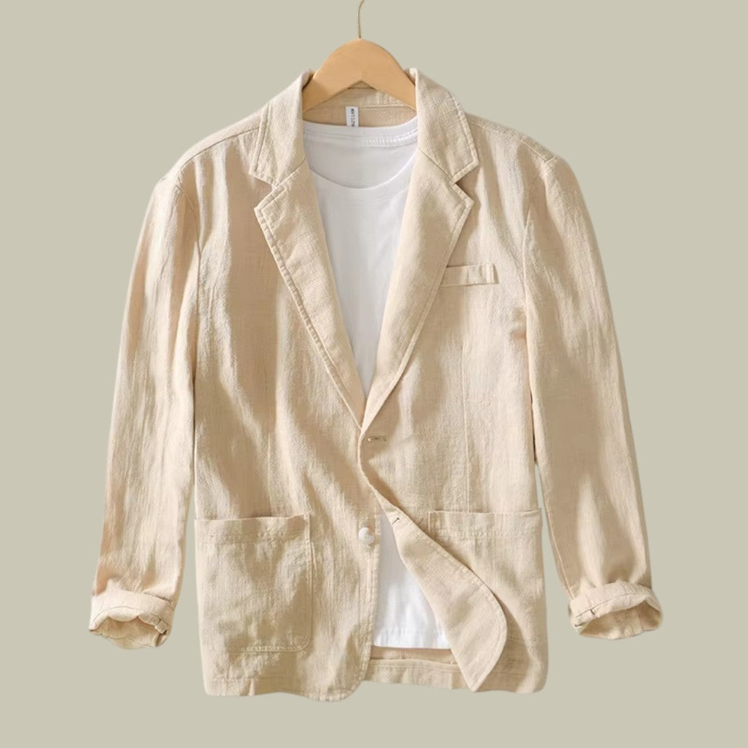 Lux & Classy • Men’s Linen Casual Blazer