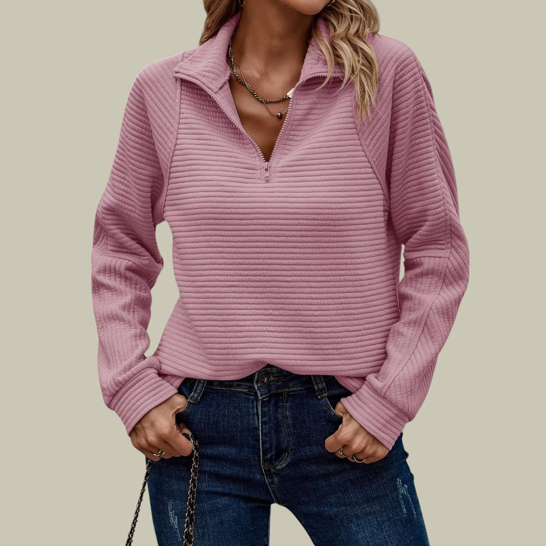 Womens Half Zipper Sweater