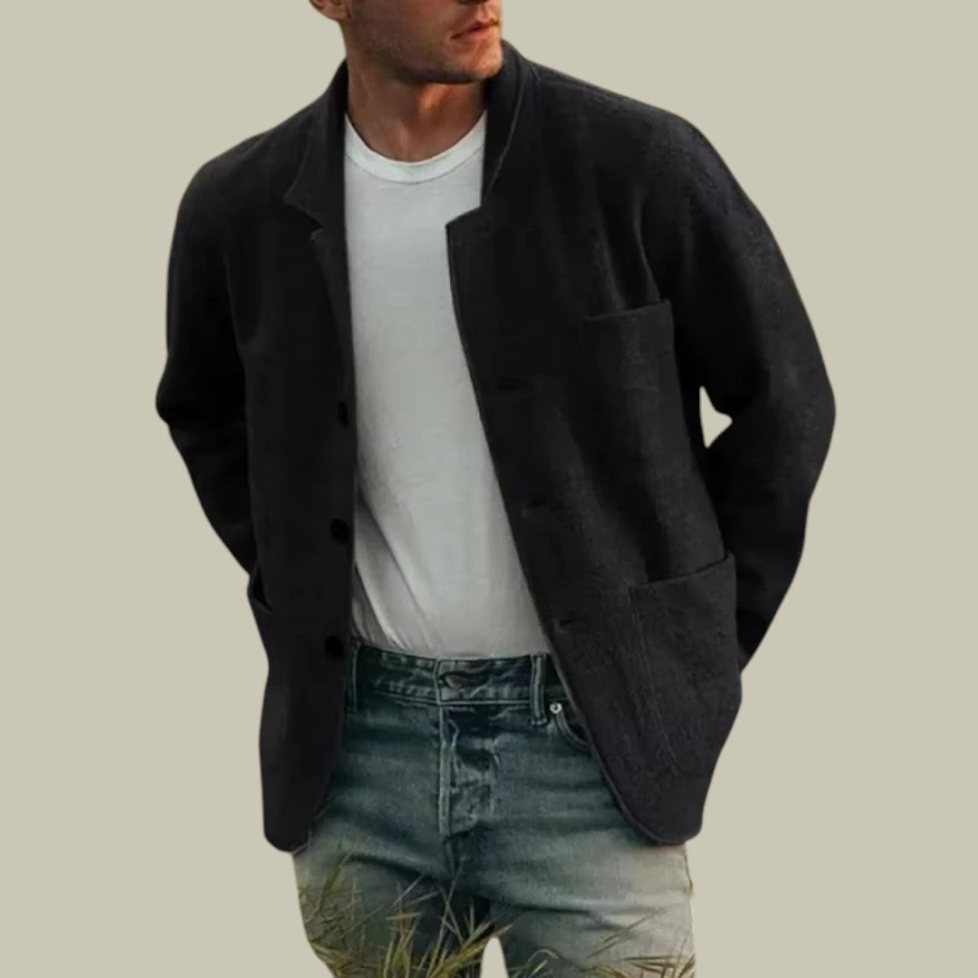 Lux & Classy • Men’s Autumn Multi-Pocket Cardigan