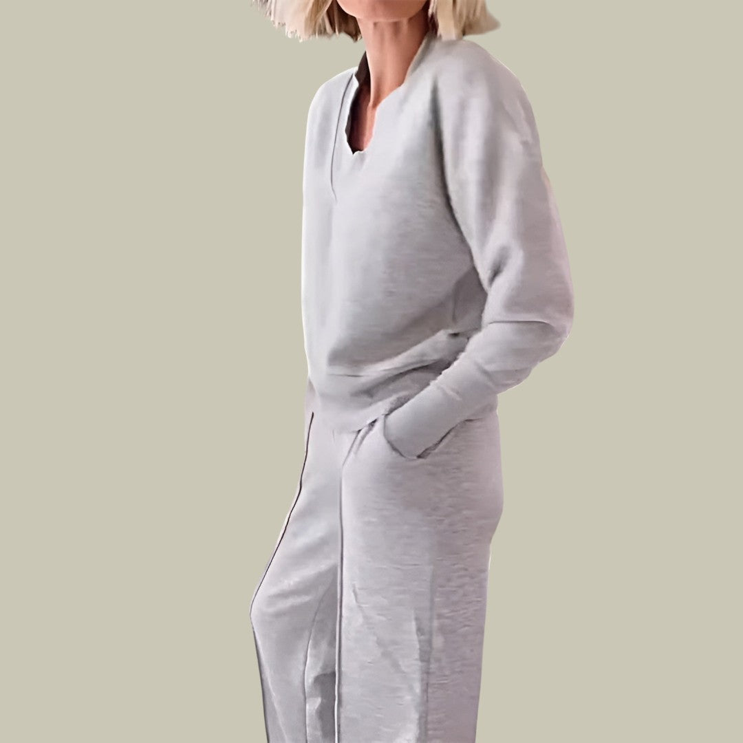 Womens Comfortable Two-Piece Tracksuit