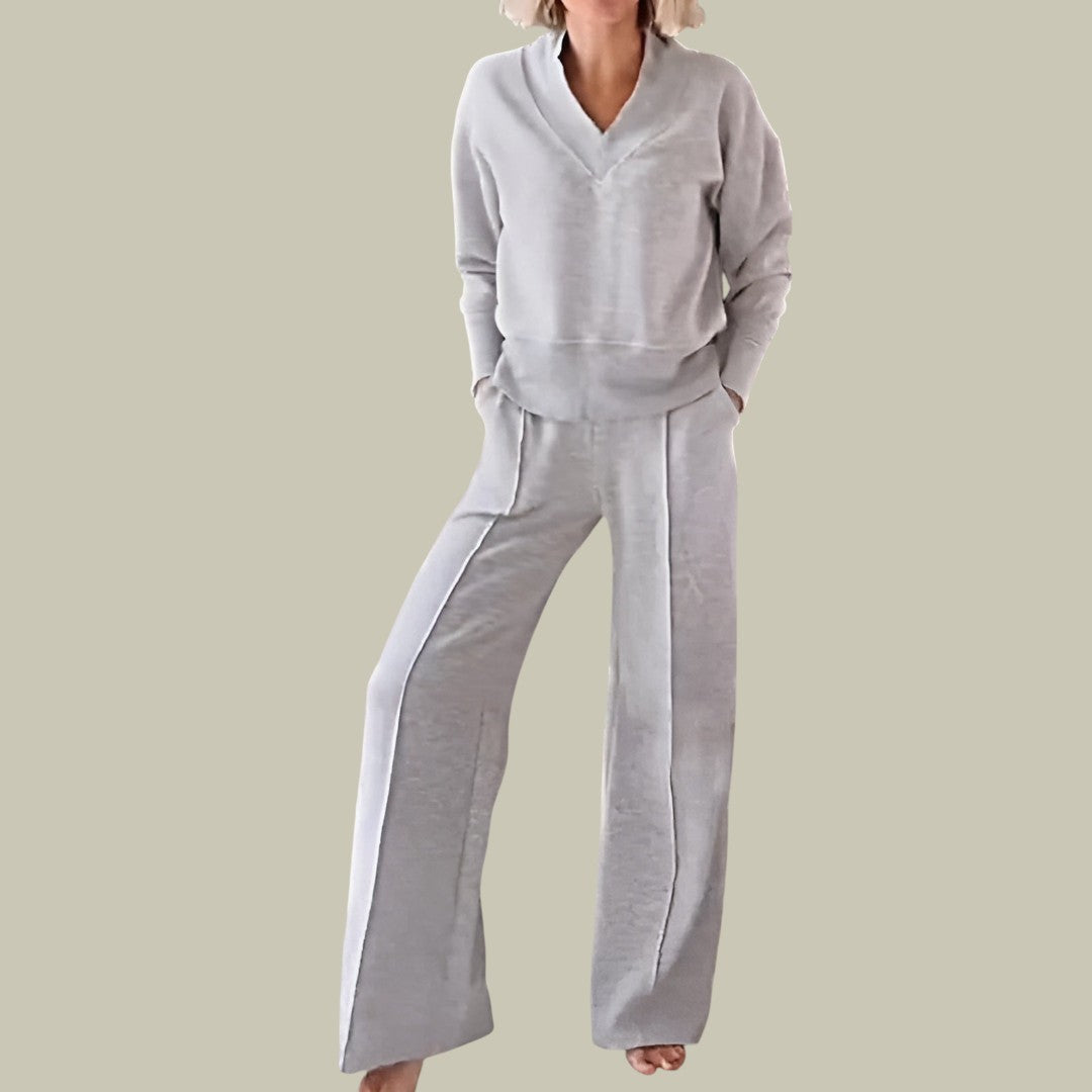 Womens Comfortable Two-Piece Tracksuit