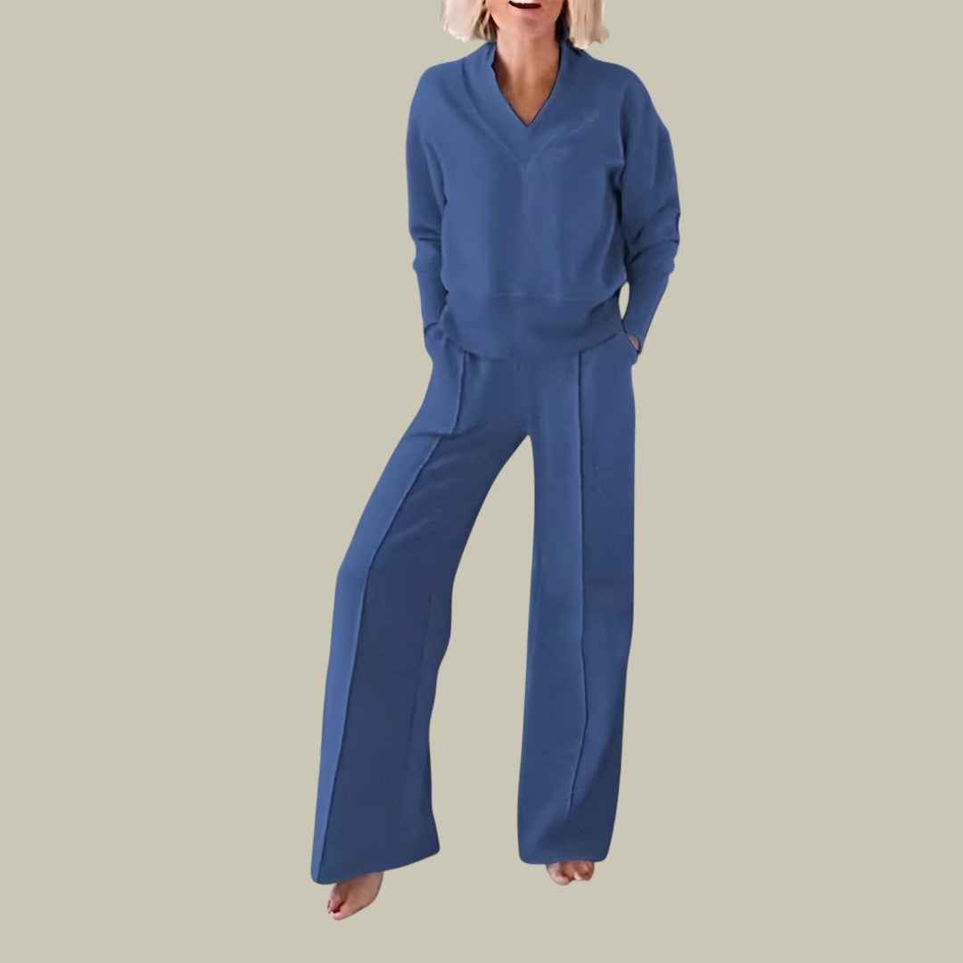 Womens Comfortable Two-Piece Tracksuit
