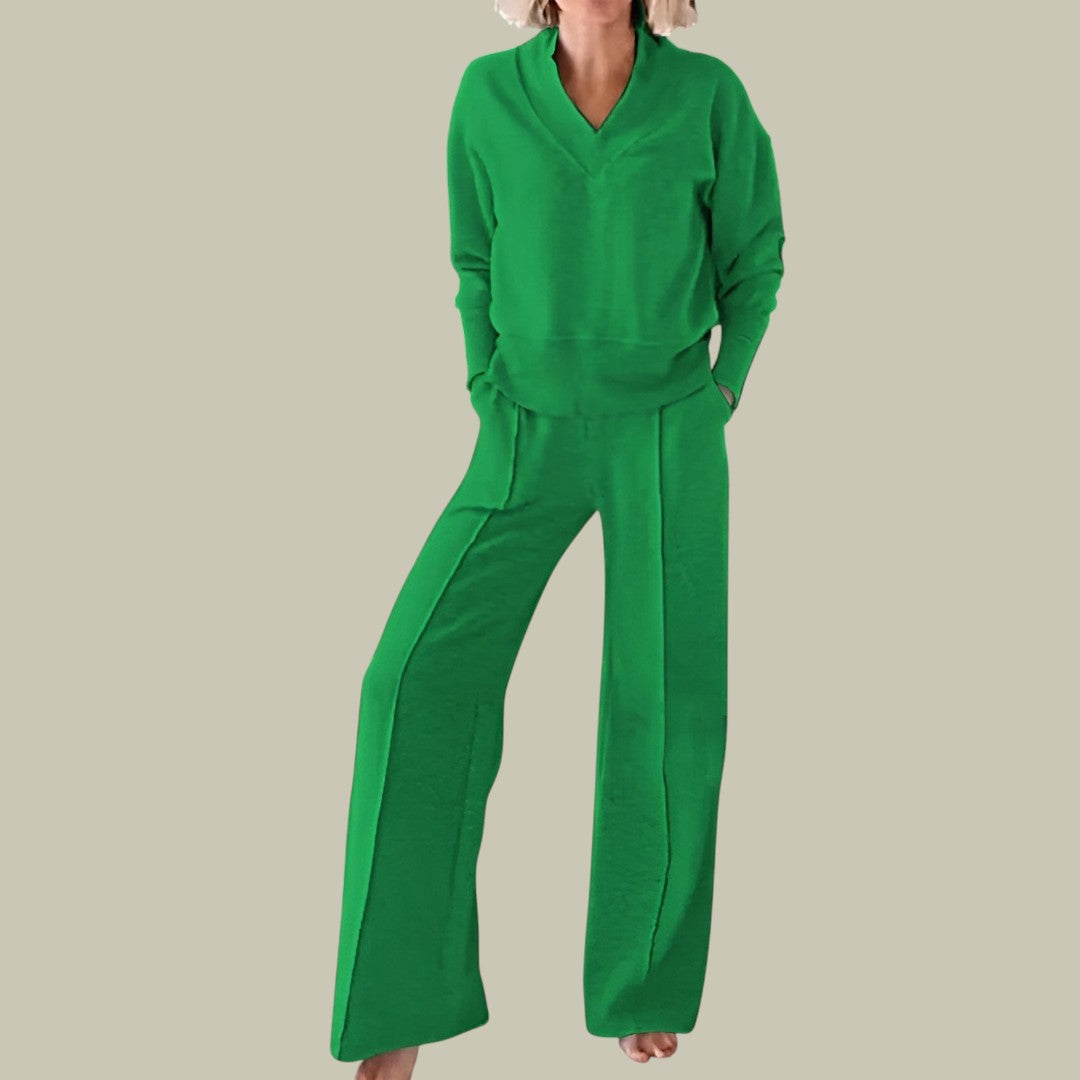 Womens Comfortable Two-Piece Tracksuit