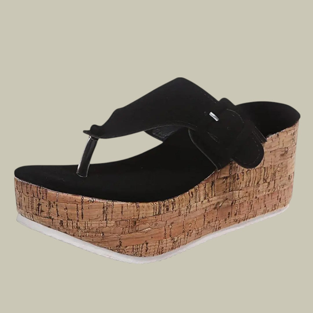 Lux & Classy • Women's Elegant Orthopedic Chunky Sandals