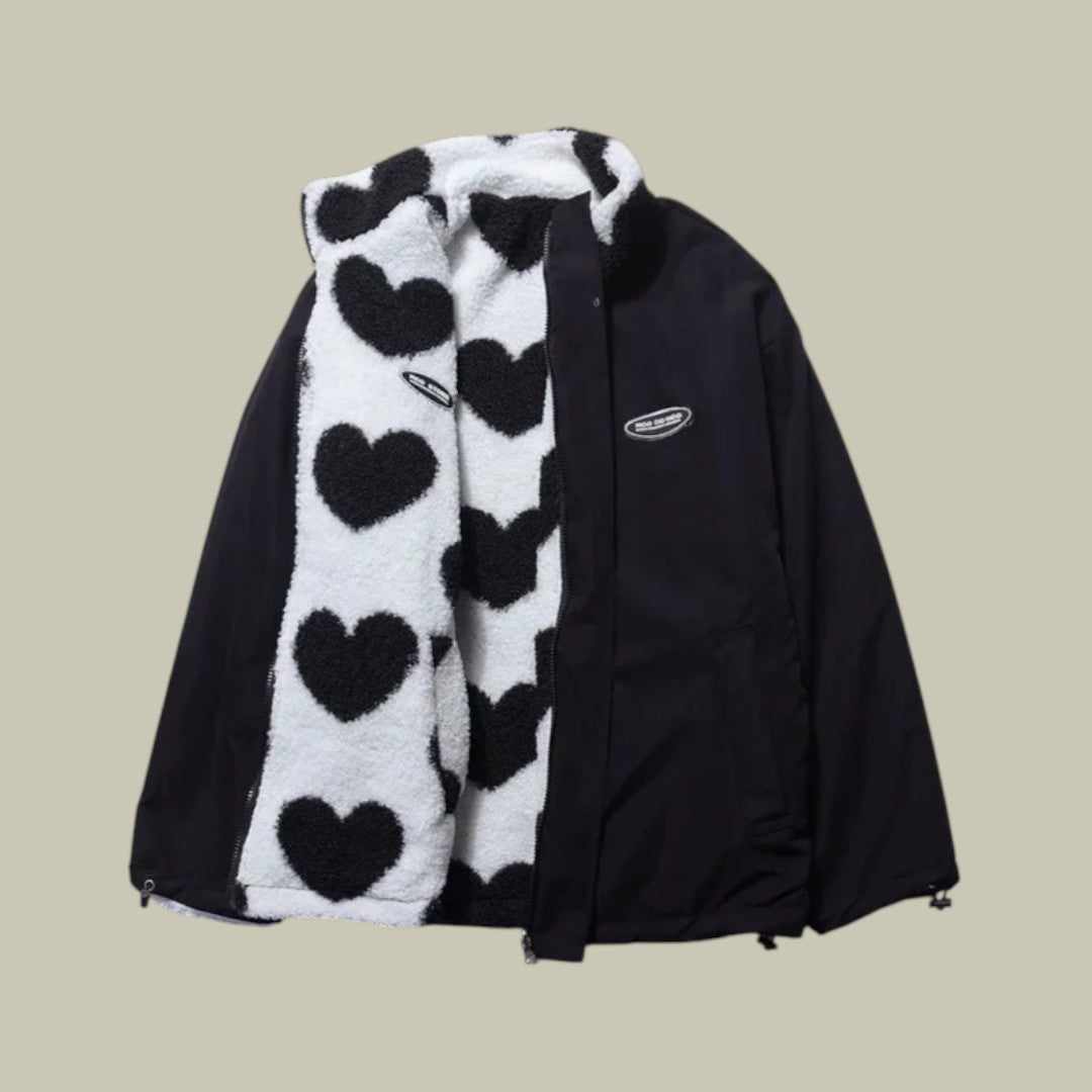 Lux & Classy • Women's Stylish Reversable Fleece Jacket