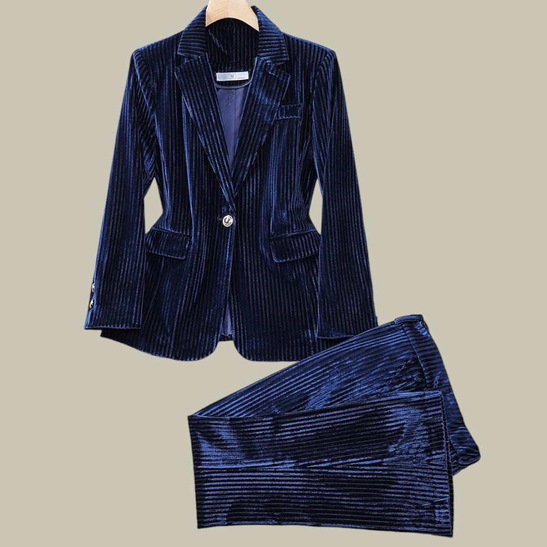 Lux & Classy • Women’s Velvet Chic Suit