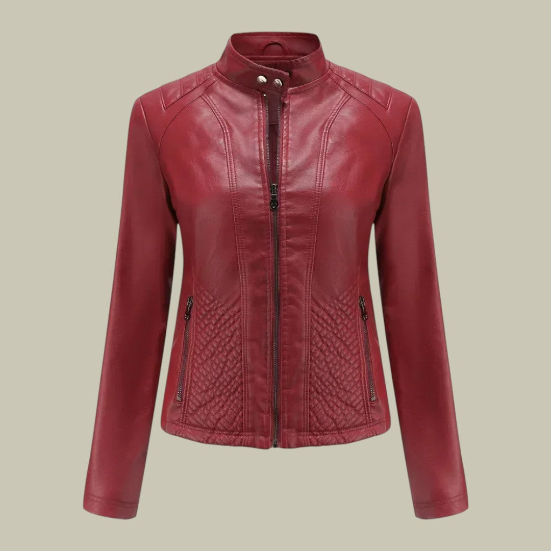 Lux & Classy • Women's Autumn Leather Biker Jacket