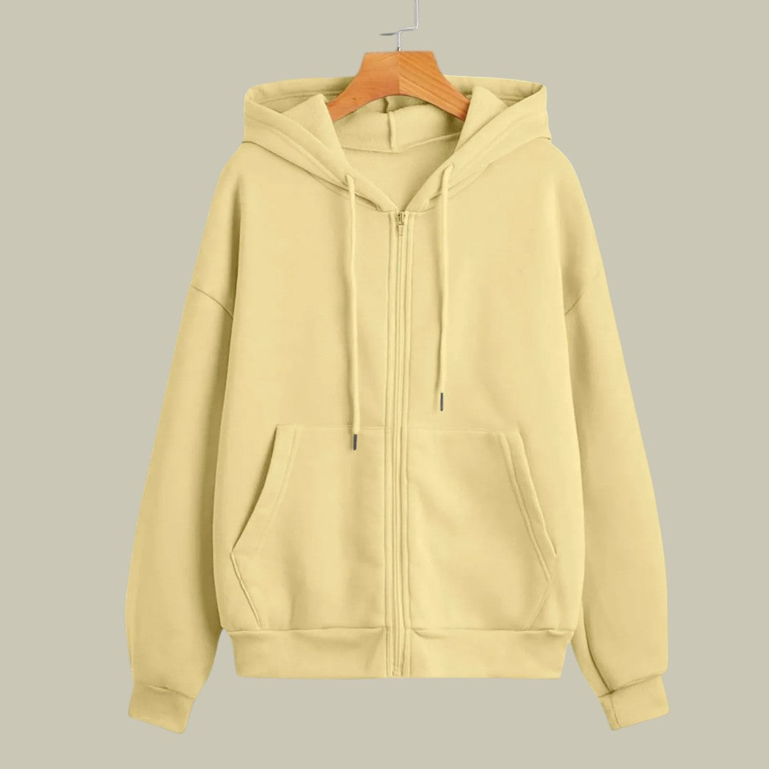Womens Classic Zip-Up Hoodie