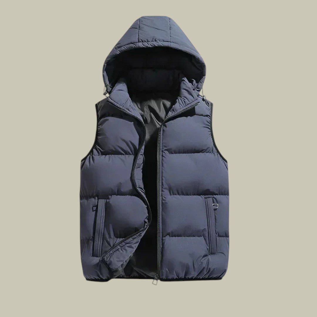 Lux & Classy • Men’s Padded Hooded Bodywarmer