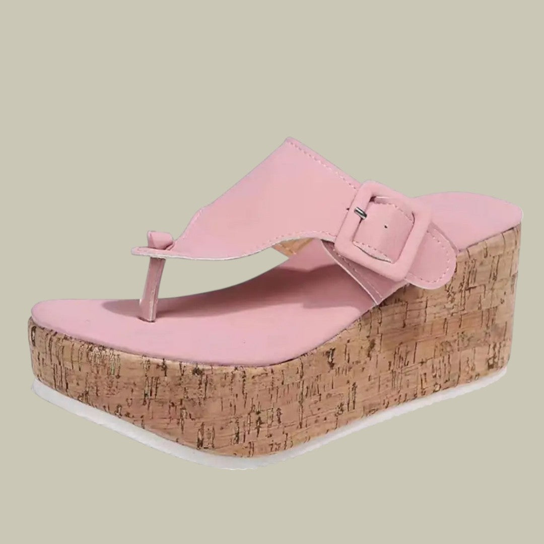 Lux & Classy • Women's Elegant Orthopedic Chunky Sandals