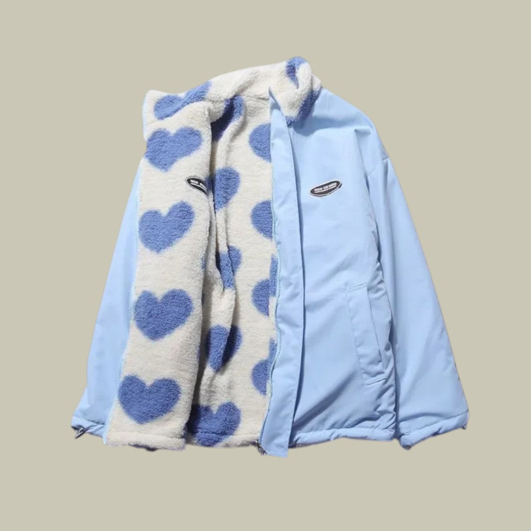 Lux & Classy • Women's Stylish Reversable Fleece Jacket