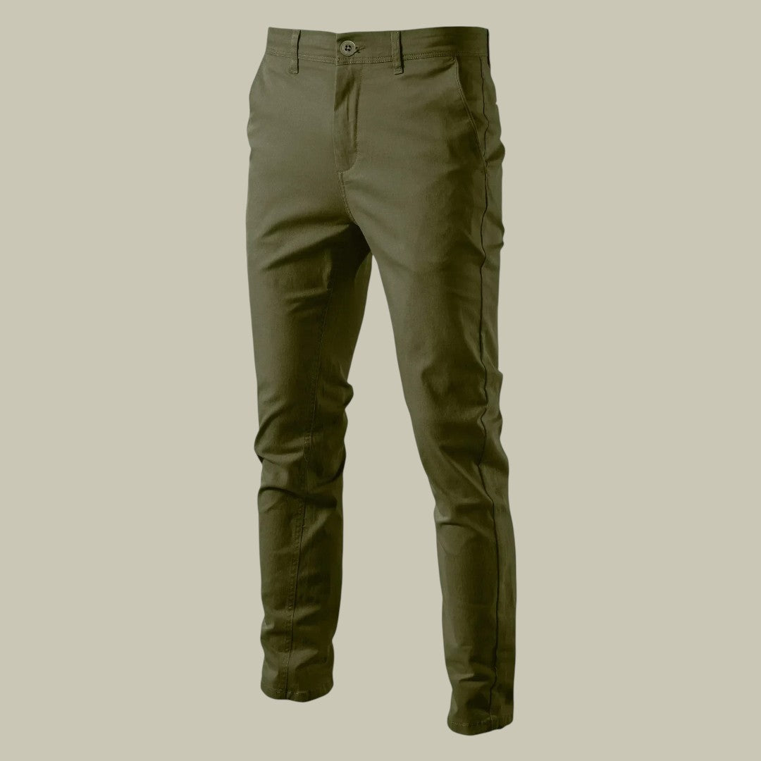 Lux & Classy • Men's Casual Slim-Fit Cotton Pants
