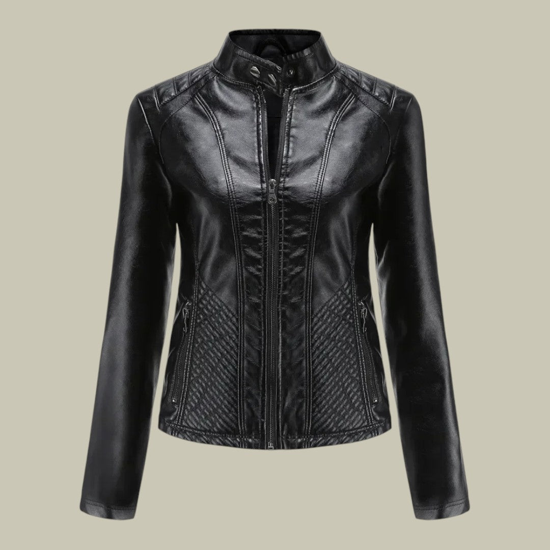 Lux & Classy • Women's Autumn Leather Biker Jacket