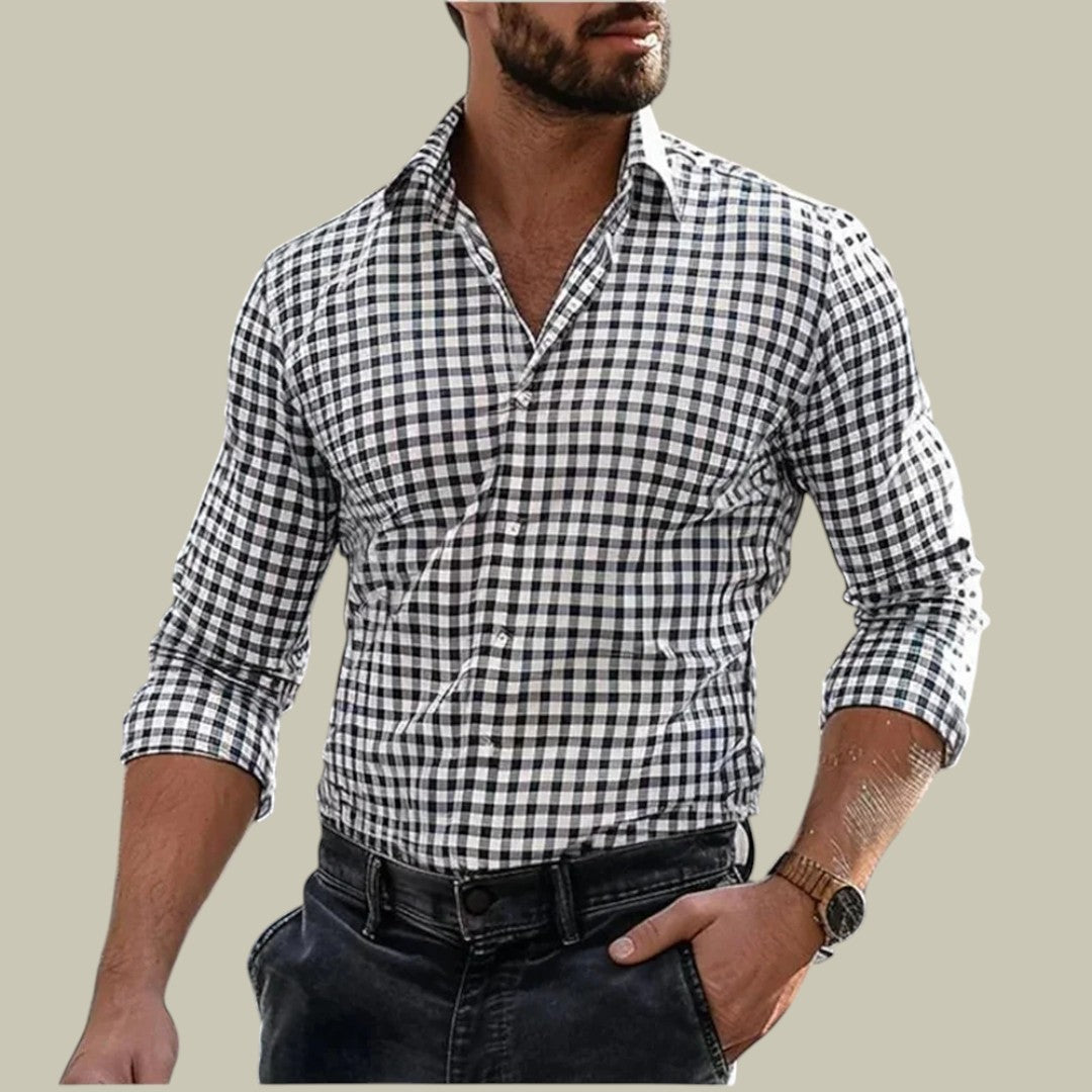 Mens Classy Stripe Longsleeve Shirt