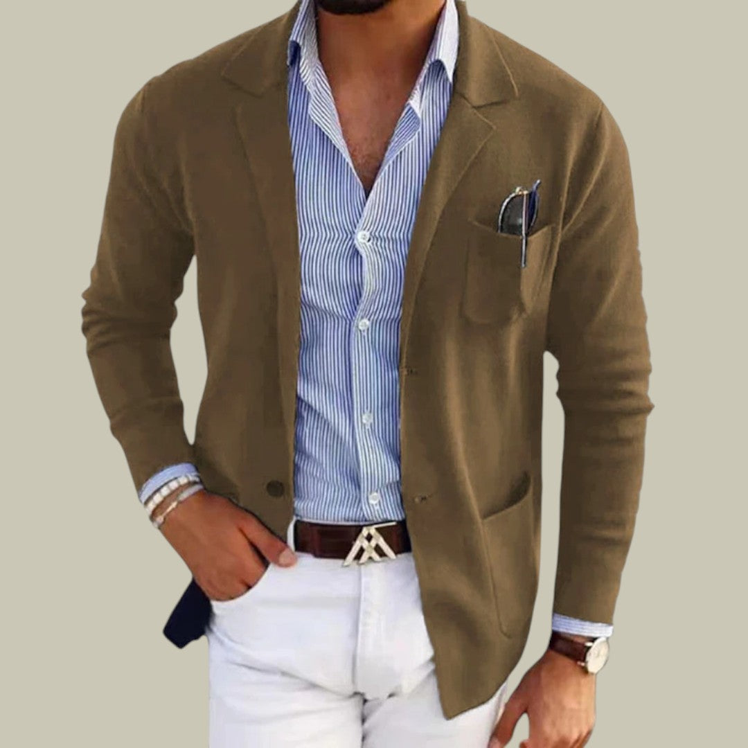 Lux & Classy • Men's Casual Knit Blazer