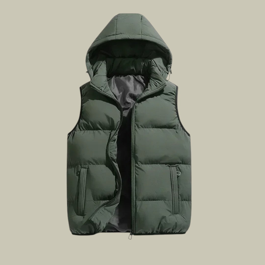 Lux & Classy • Men’s Padded Hooded Bodywarmer