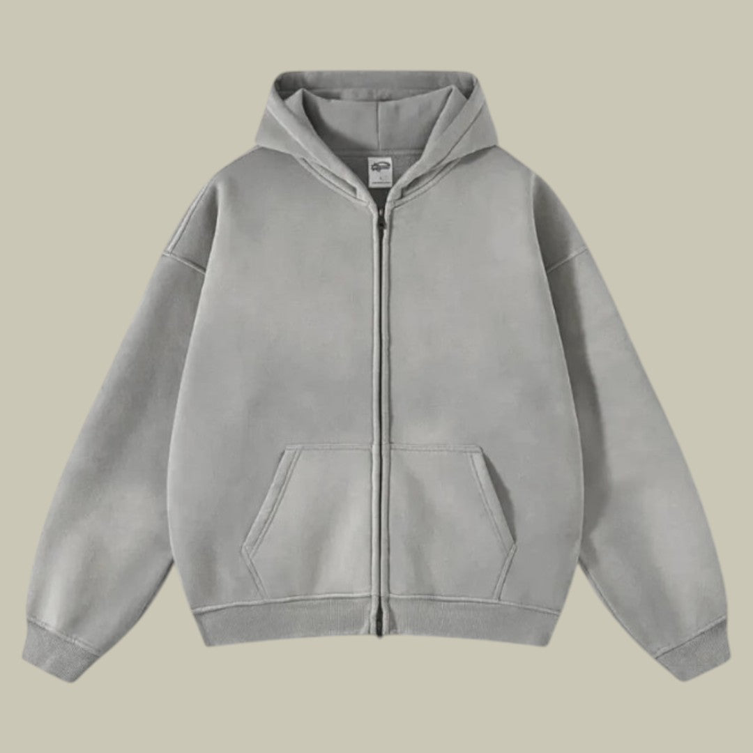 Mens Oversized Zipped Hoodie