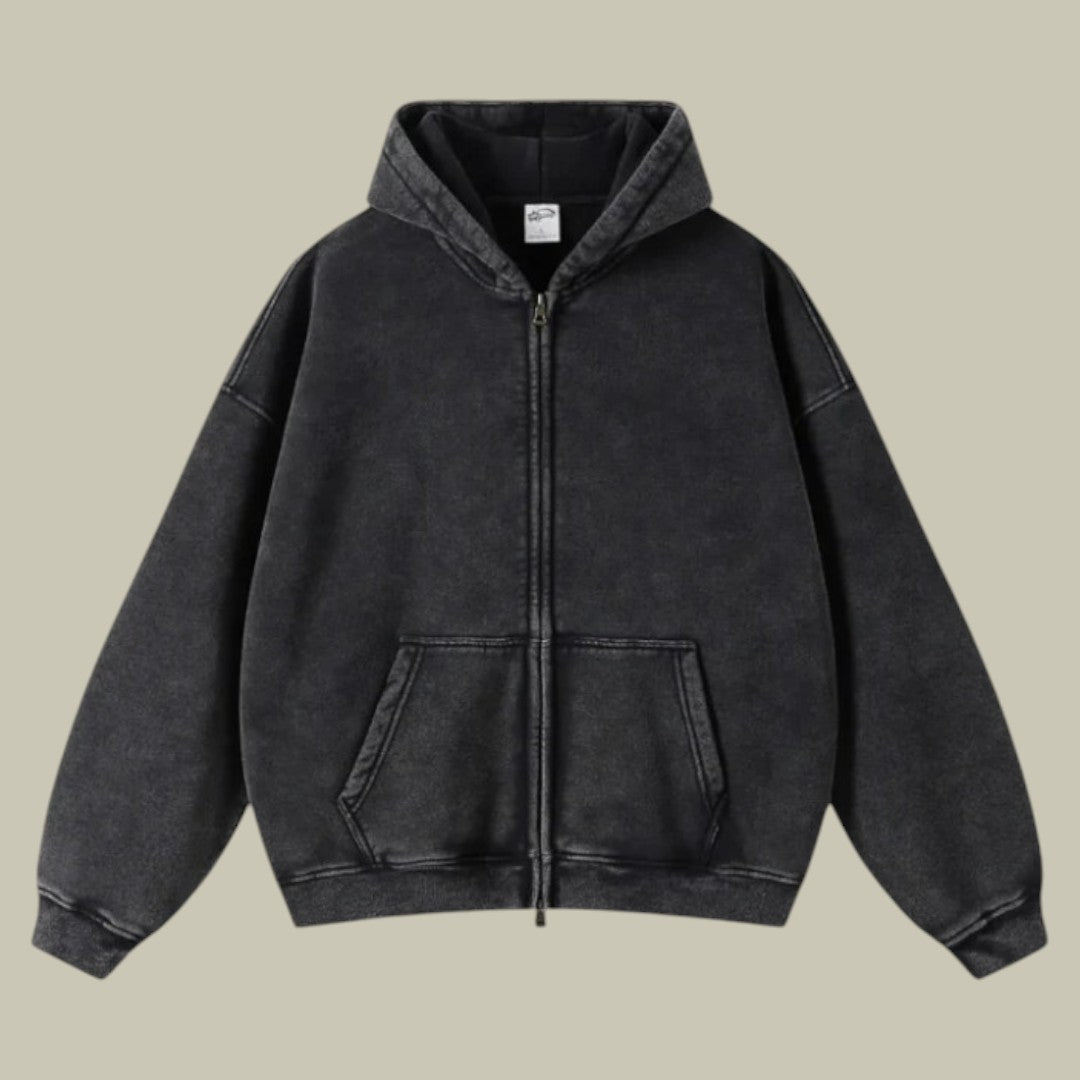 Mens Oversized Zipped Hoodie