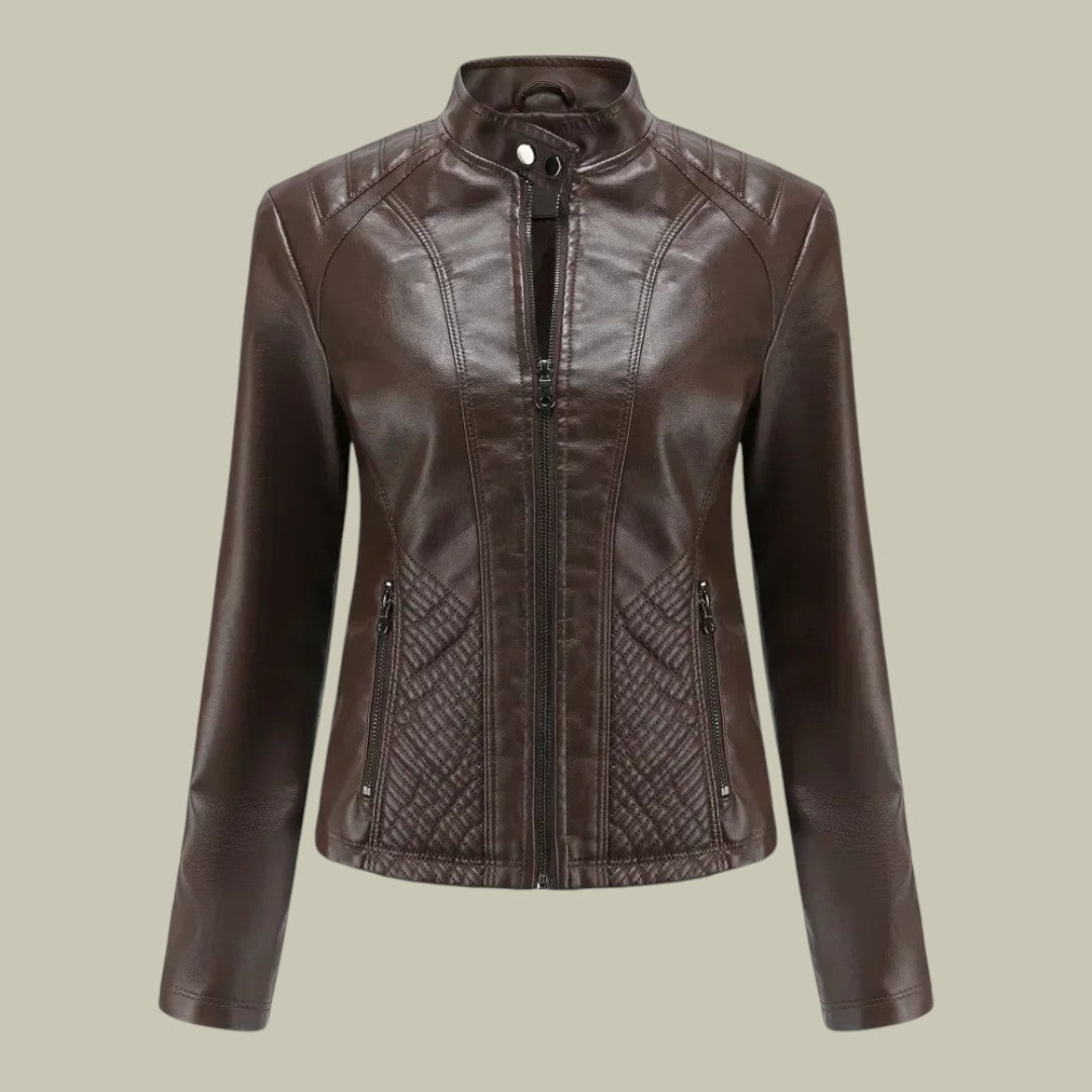Lux & Classy • Women's Autumn Leather Biker Jacket