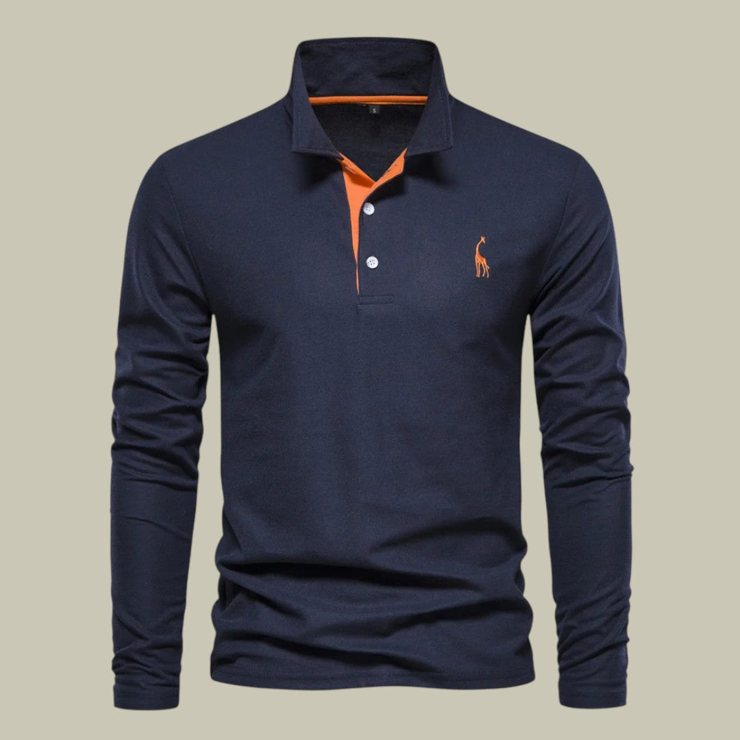 Lux & Classy • Men’s Classic Autumn Long Sleeve Polo