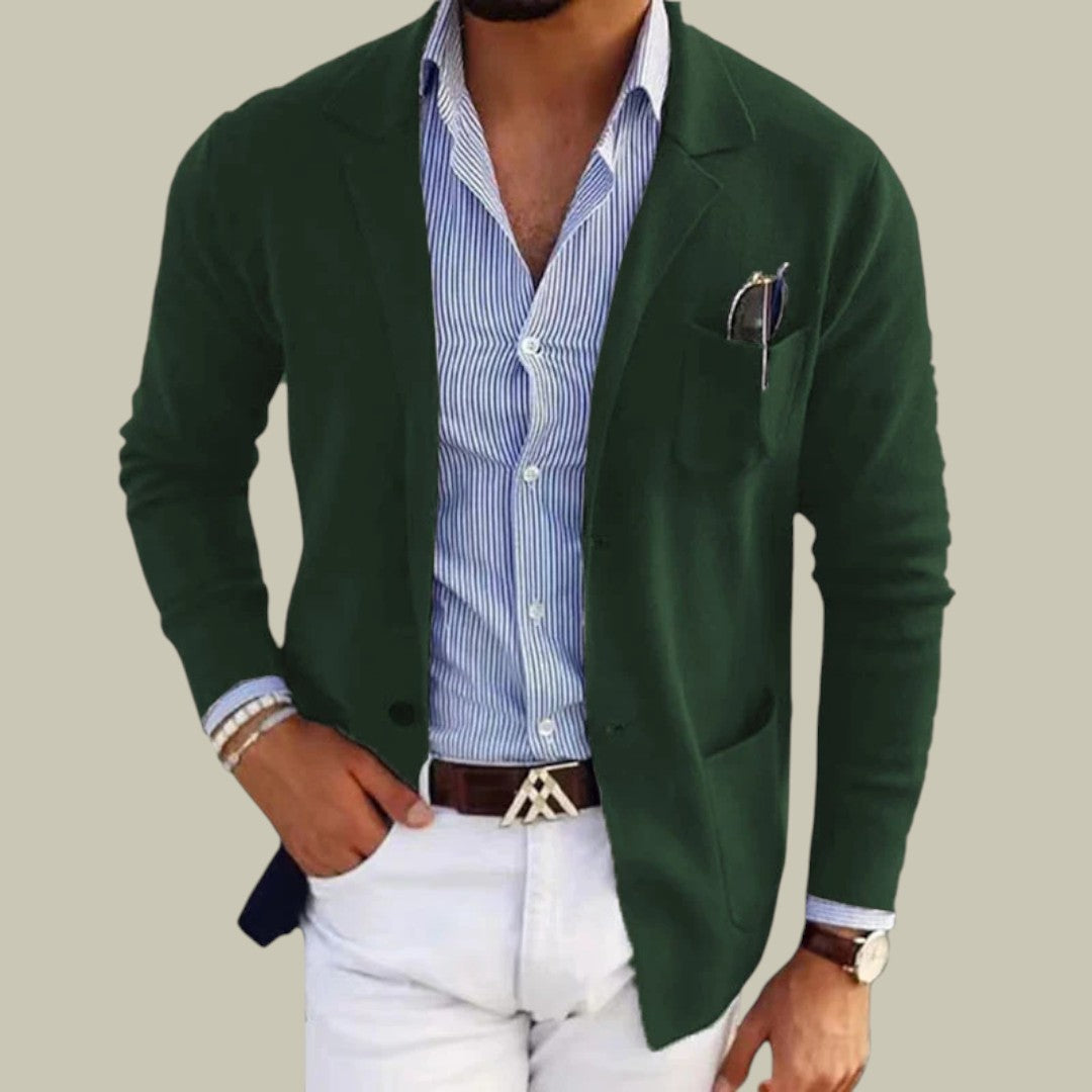 Lux & Classy • Men's Casual Knit Blazer