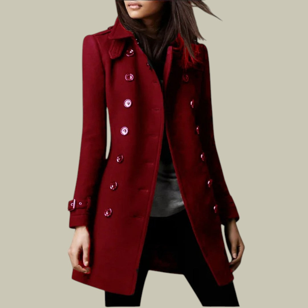 Lux & Classy • Women’s Long Warm Wool Jacket