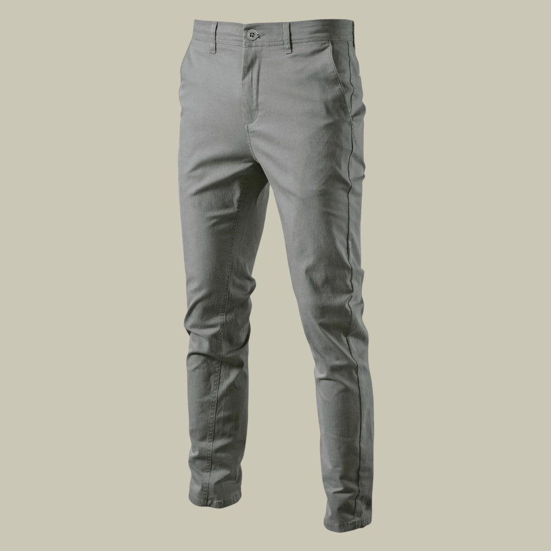 Lux & Classy • Men's Casual Slim-Fit Cotton Pants
