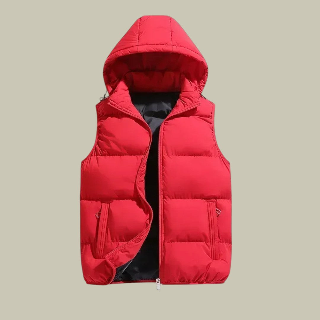 Lux & Classy • Men’s Padded Hooded Bodywarmer