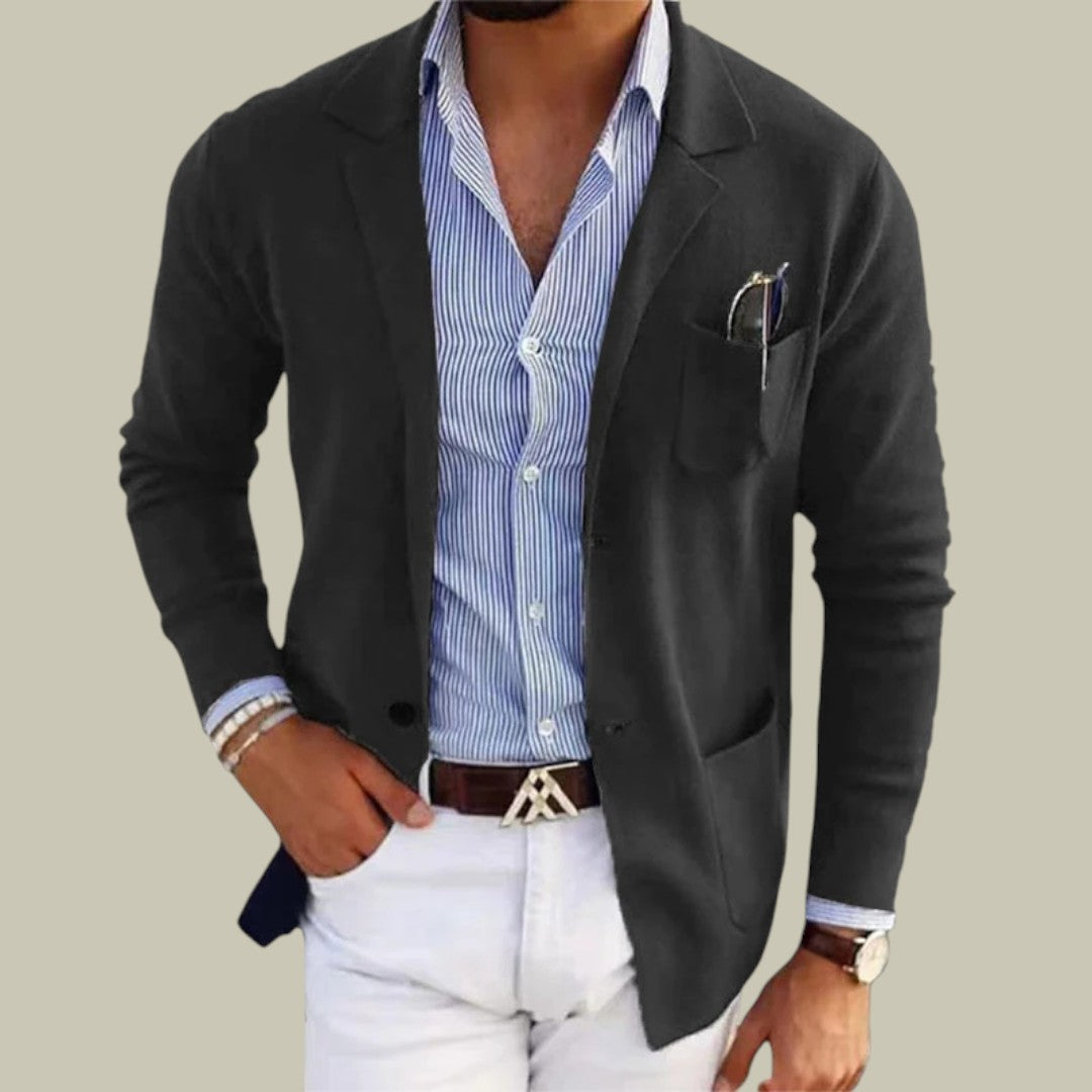 Lux & Classy • Men's Casual Knit Blazer